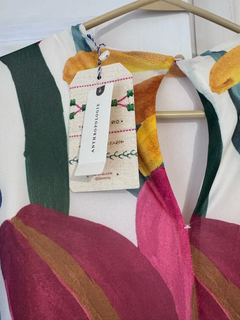 NWT Farm Rio Long-Sleeve Mock-Neck Mesh Slim Midi Dress NWT Large - Picture 12 of 13